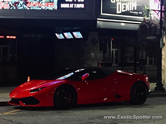 Lamborghini Huracan spotted in Greensboro, North Carolina