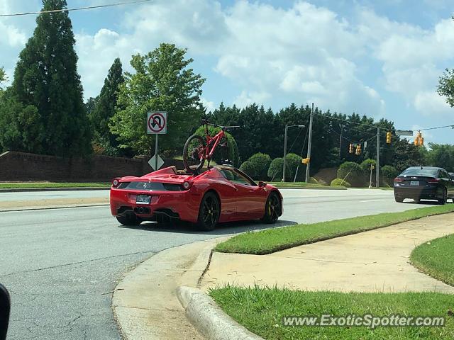 Ferrari 458 Italia spotted in Greensboro, North Carolina