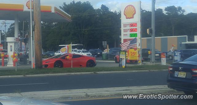 Lamborghini Huracan spotted in Brick, New Jersey