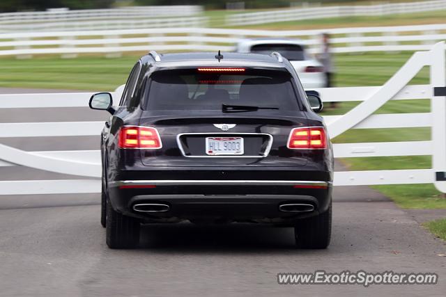 Bentley Bentayga spotted in New Albany, Ohio