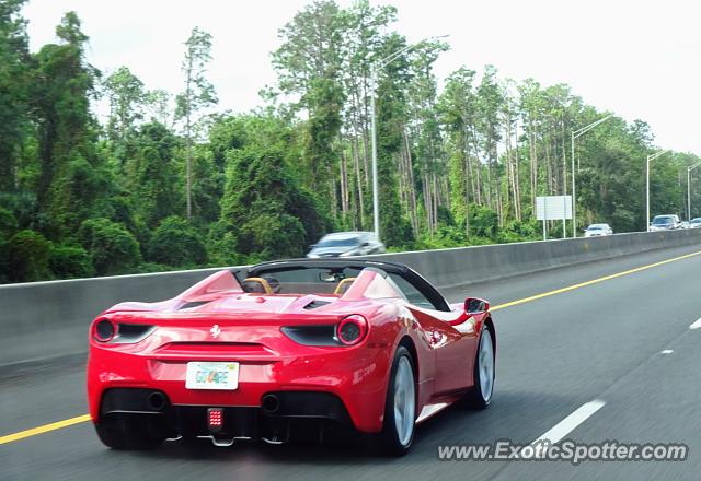 Ferrari 488 GTB spotted in Jacksonville, Florida