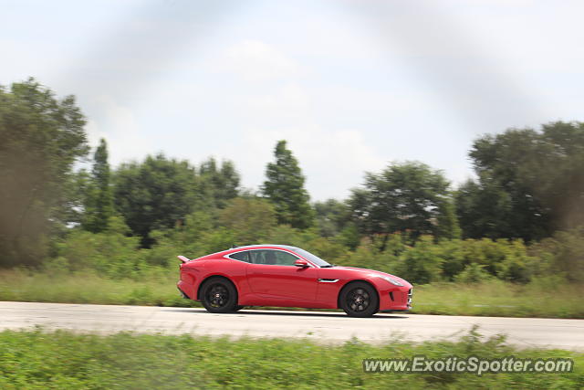 Jaguar F-Type spotted in Brandon, Florida