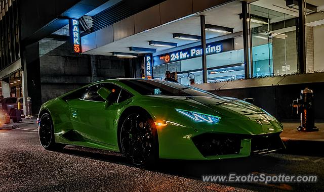 Lamborghini Huracan spotted in Manhattan, New York