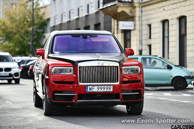 Rolls-Royce Cullinan spotted in Warsaw, Poland