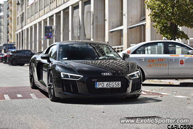 Audi R8 spotted in Warsaw, Poland