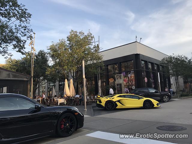 Lamborghini Aventador spotted in Houston, Texas