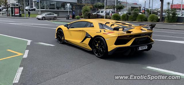 Lamborghini Aventador spotted in Auckland, New Zealand