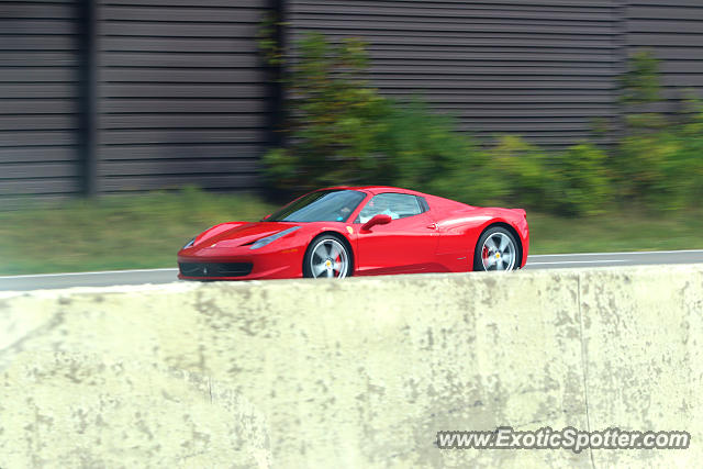 Ferrari 458 Italia spotted in Columbus, Ohio