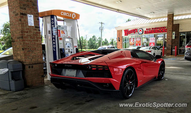 Lamborghini Aventador spotted in Charlotte, North Carolina