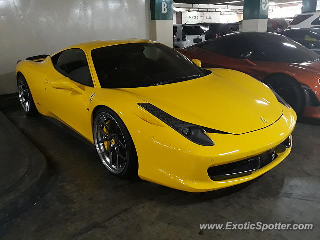 Ferrari 458 Italia spotted in Jakarta, Indonesia