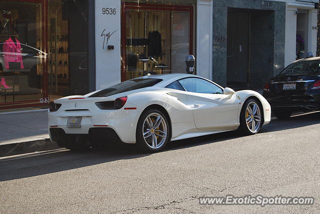 Ferrari 488 GTB spotted in Beverly Hills, California