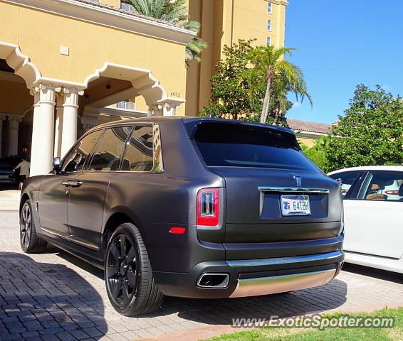 Rolls-Royce Cullinan spotted in Orlando, Florida