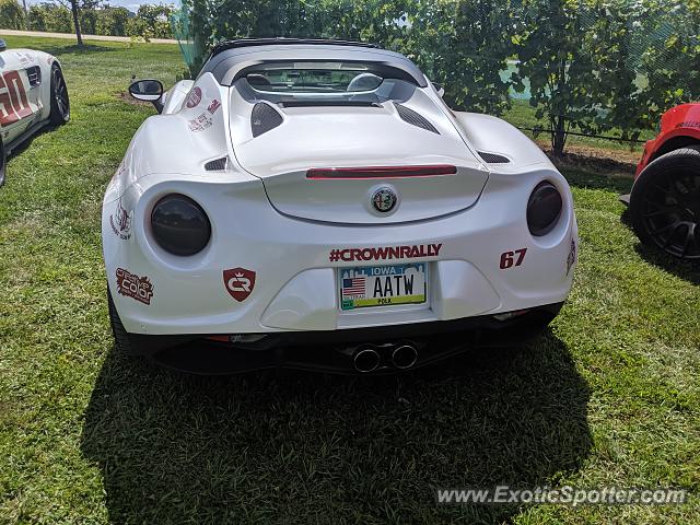 Alfa Romeo 4C spotted in Trempealeau, Wisconsin