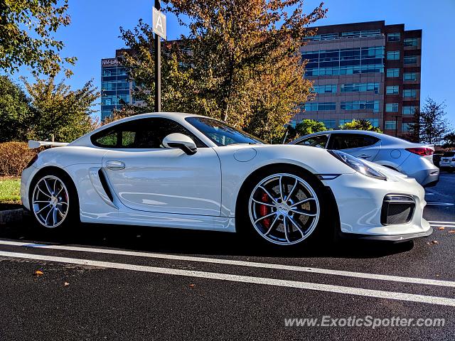 Porsche Cayman GT4 spotted in Bridgewater, New Jersey