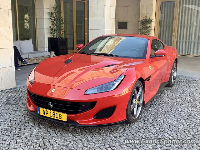 Ferrari Portofino spotted in Vilamoura, Portugal