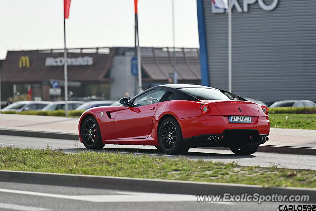 Ferrari 599GTB spotted in Warsaw, Poland