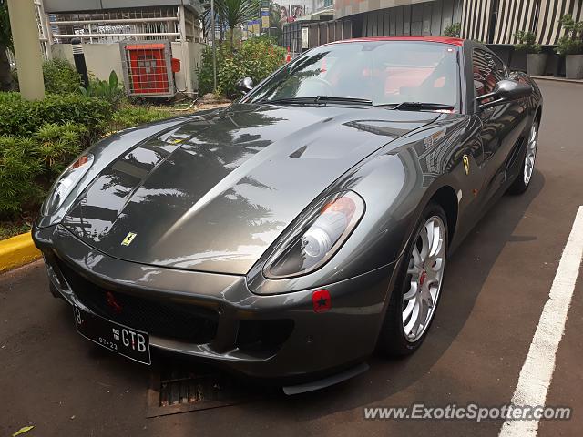 Ferrari 599GTB spotted in Jakarta, Indonesia