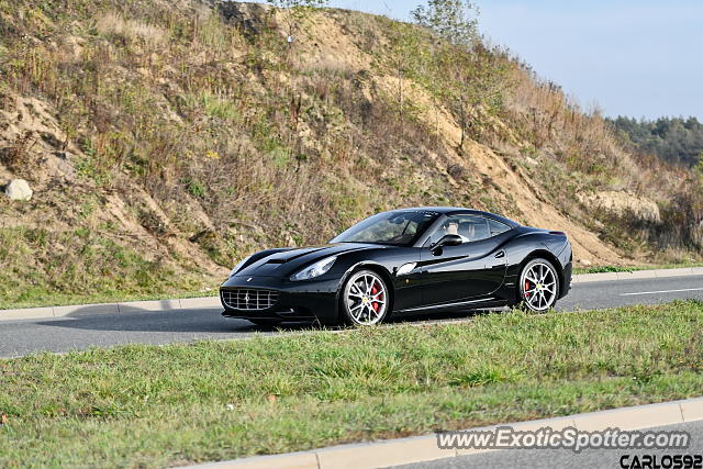 Ferrari California spotted in Warsaw, Poland