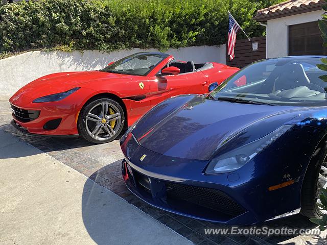 Ferrari Portofino spotted in San Diego, California