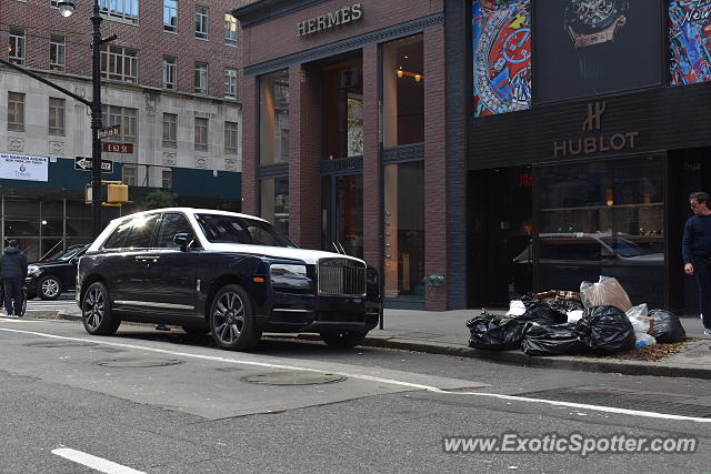 Rolls-Royce Cullinan spotted in Manhattan, New York