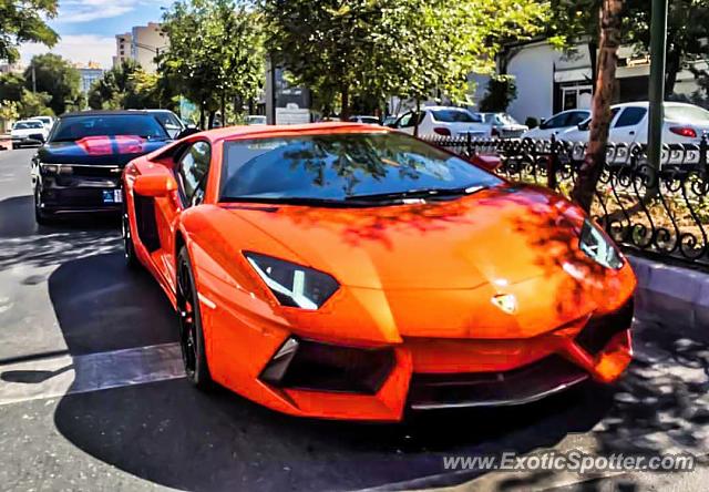 Lamborghini Aventador spotted in Tabriz, Iran