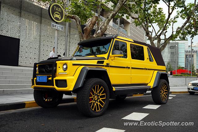 Mercedes Maybach G650 Landaulet spotted in Shanghai, China