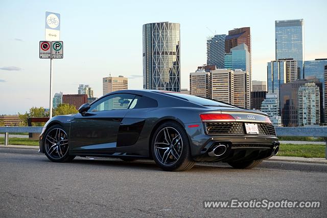 Audi R8 spotted in Calgary, Canada