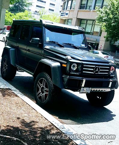 Mercedes 4x4 Squared spotted in Washington DC, United States