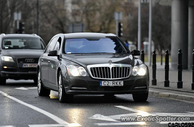 Mercedes Maybach spotted in Warsaw, Poland