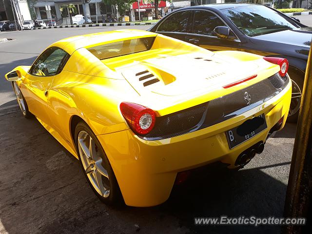 Ferrari 458 Italia spotted in Jakarta, Indonesia