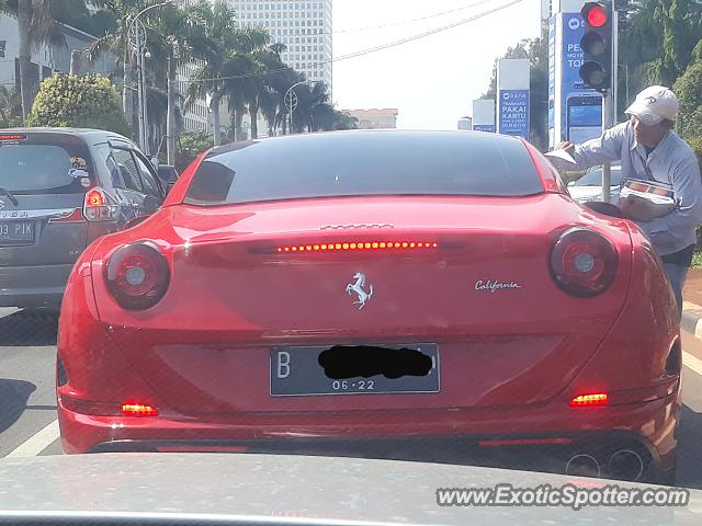 Ferrari California spotted in Jakarta, Indonesia