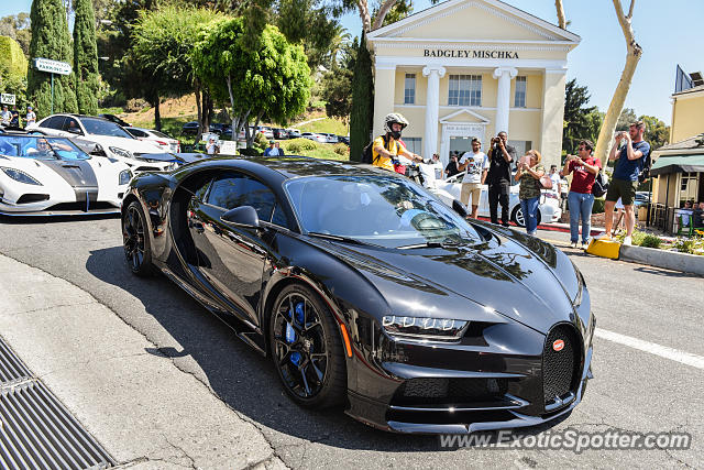 Bugatti Chiron spotted in Los Angles, California