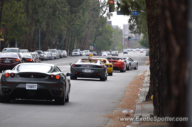 Ferrari 458 Italia spotted in Los Angeles, California