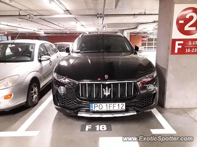 Maserati Levante spotted in Poznań, Poland