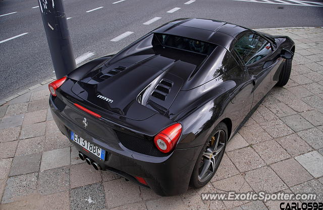 Ferrari 458 Italia spotted in Warsaw, Poland