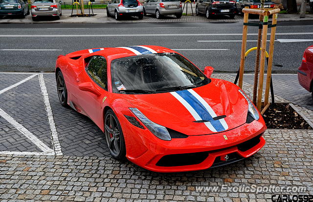 Ferrari 458 Italia spotted in Warsaw, Poland