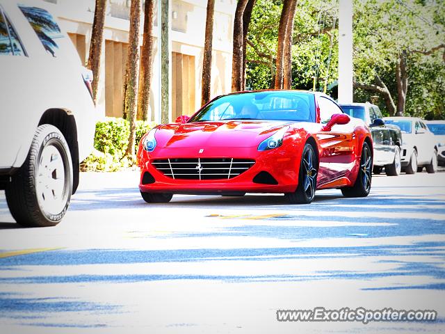 Ferrari California spotted in Miami, Florida