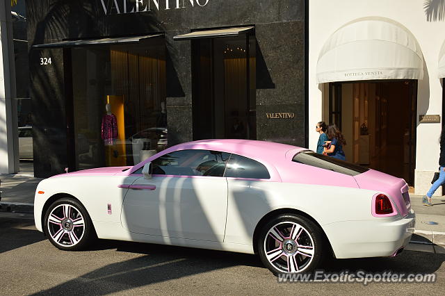 Rolls-Royce Wraith spotted in Beverly Hills, California