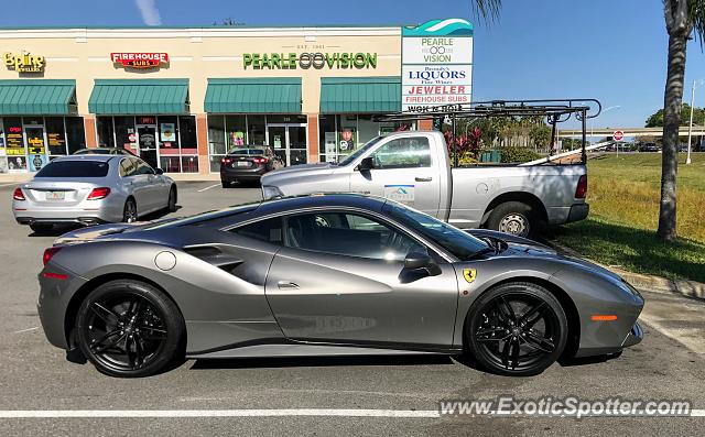 Ferrari 488 GTB spotted in Jacksonville, Florida