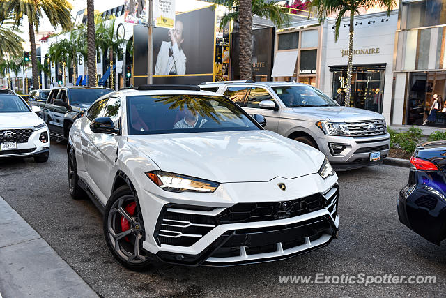 Lamborghini Urus spotted in Beverly Hills, California