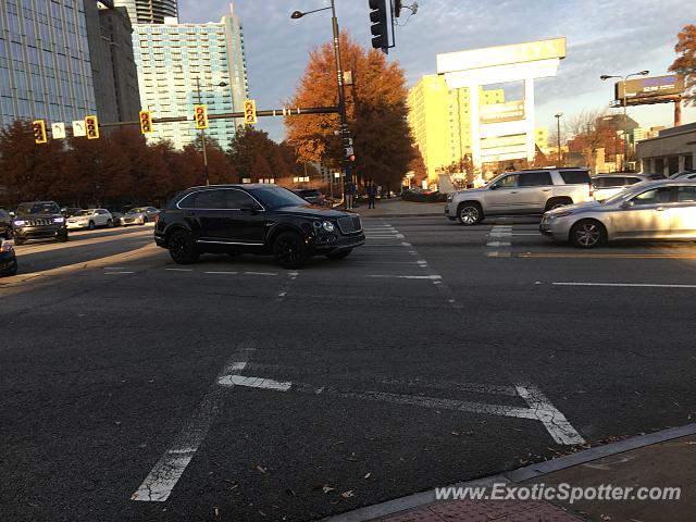 Bentley Bentayga spotted in Atlanta, Georgia