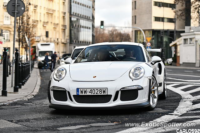 Porsche 911 GT3 spotted in Warsaw, Poland