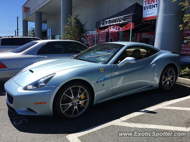 Ferrari California spotted in Seattle, Washington