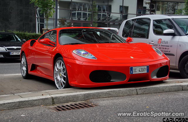 Ferrari F430 spotted in Warsaw, Poland