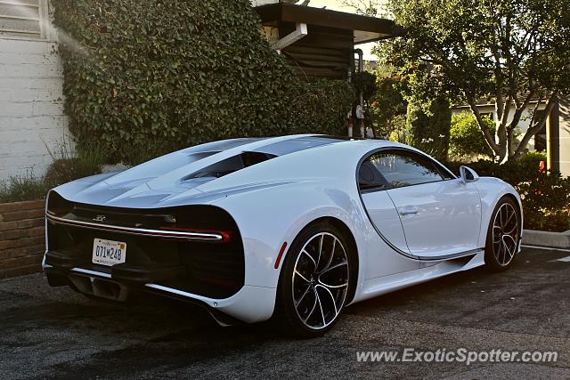 Bugatti Chiron spotted in Monterey, California