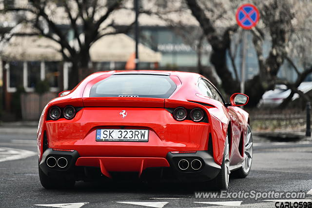 Ferrari 812 Superfast spotted in Warsaw, Poland