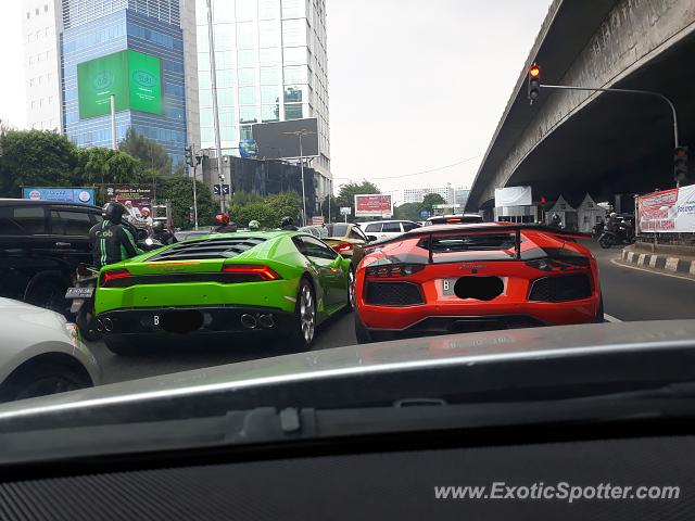 Lamborghini Huracan spotted in Jakarta, Indonesia