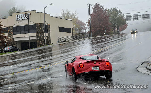 Alfa Romeo 4C spotted in Boone, North Carolina