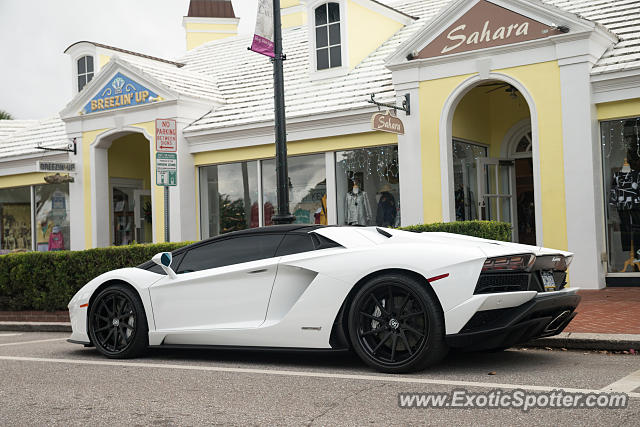 Lamborghini Aventador spotted in Sarasota, Florida