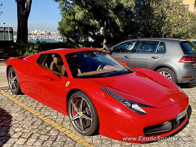 Ferrari 458 Italia spotted in Vilamoura, Portugal